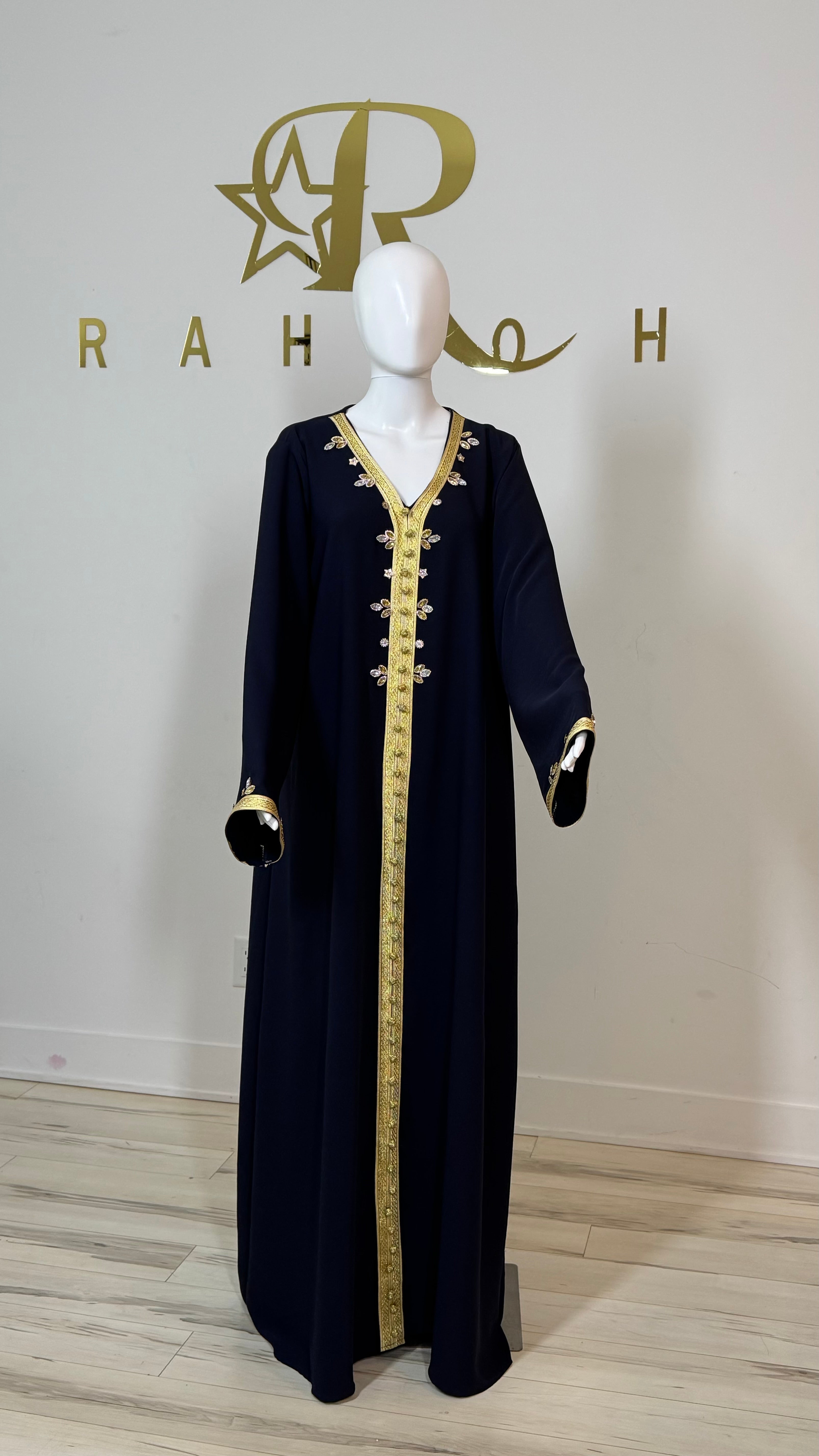 Rhinestone Moroccan Kaftan