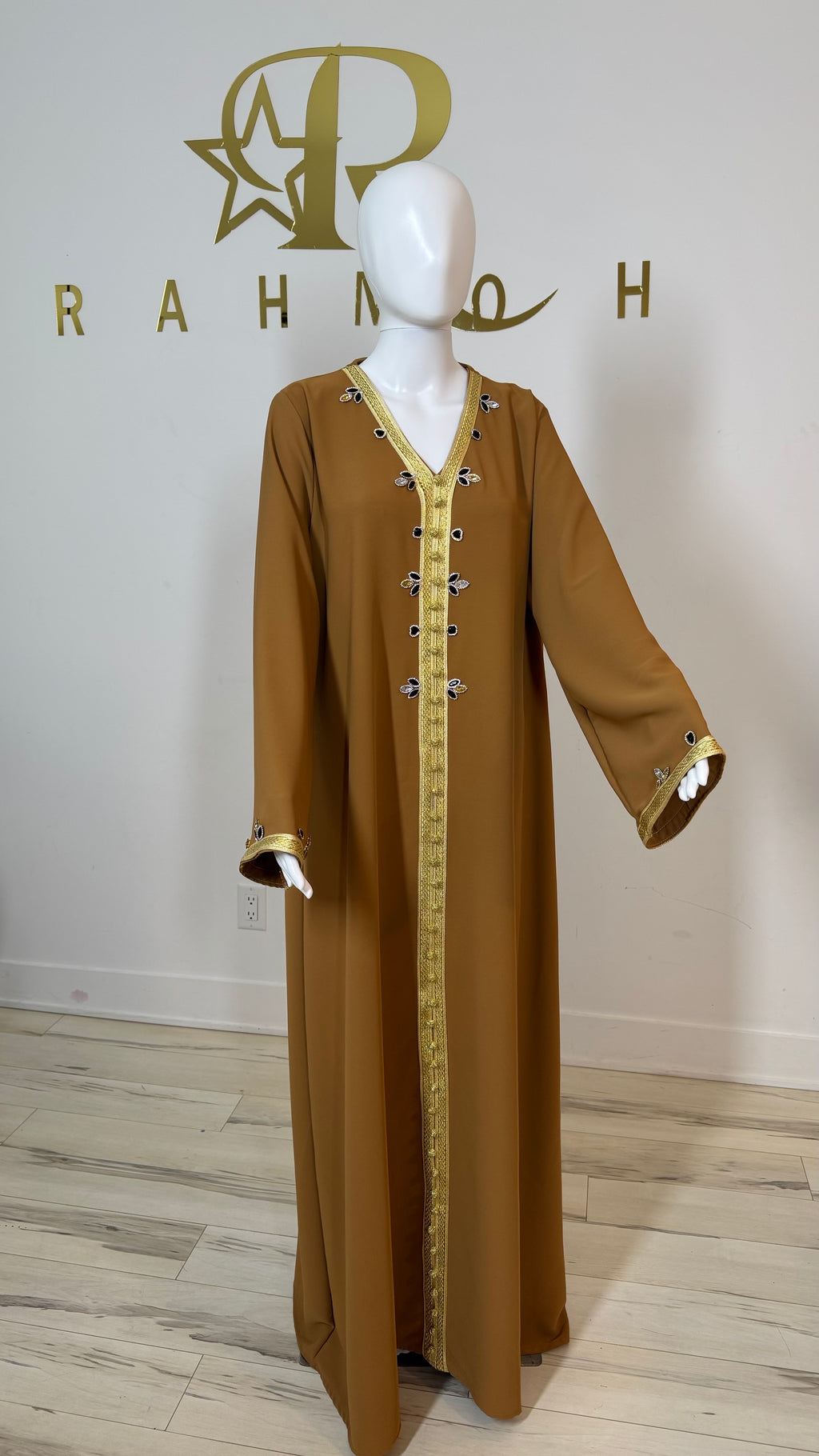 Rhinestone Moroccan Kaftan