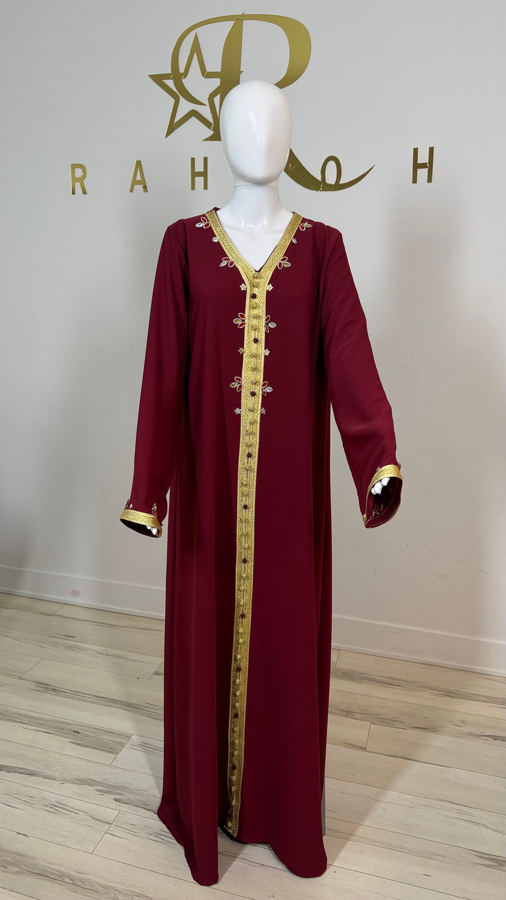 Rhinestone Moroccan Kaftan