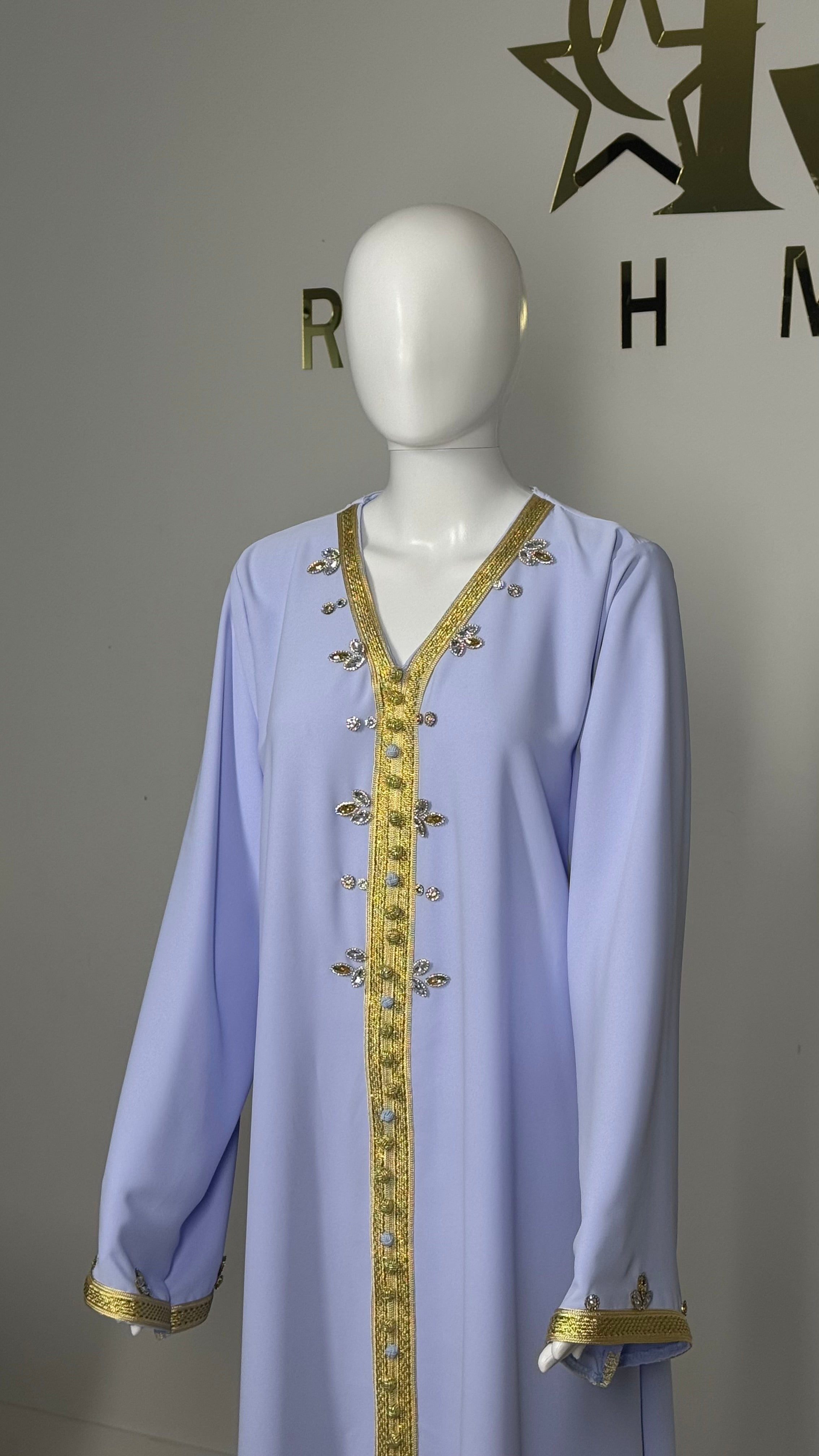 Rhinestone Moroccan Kaftan