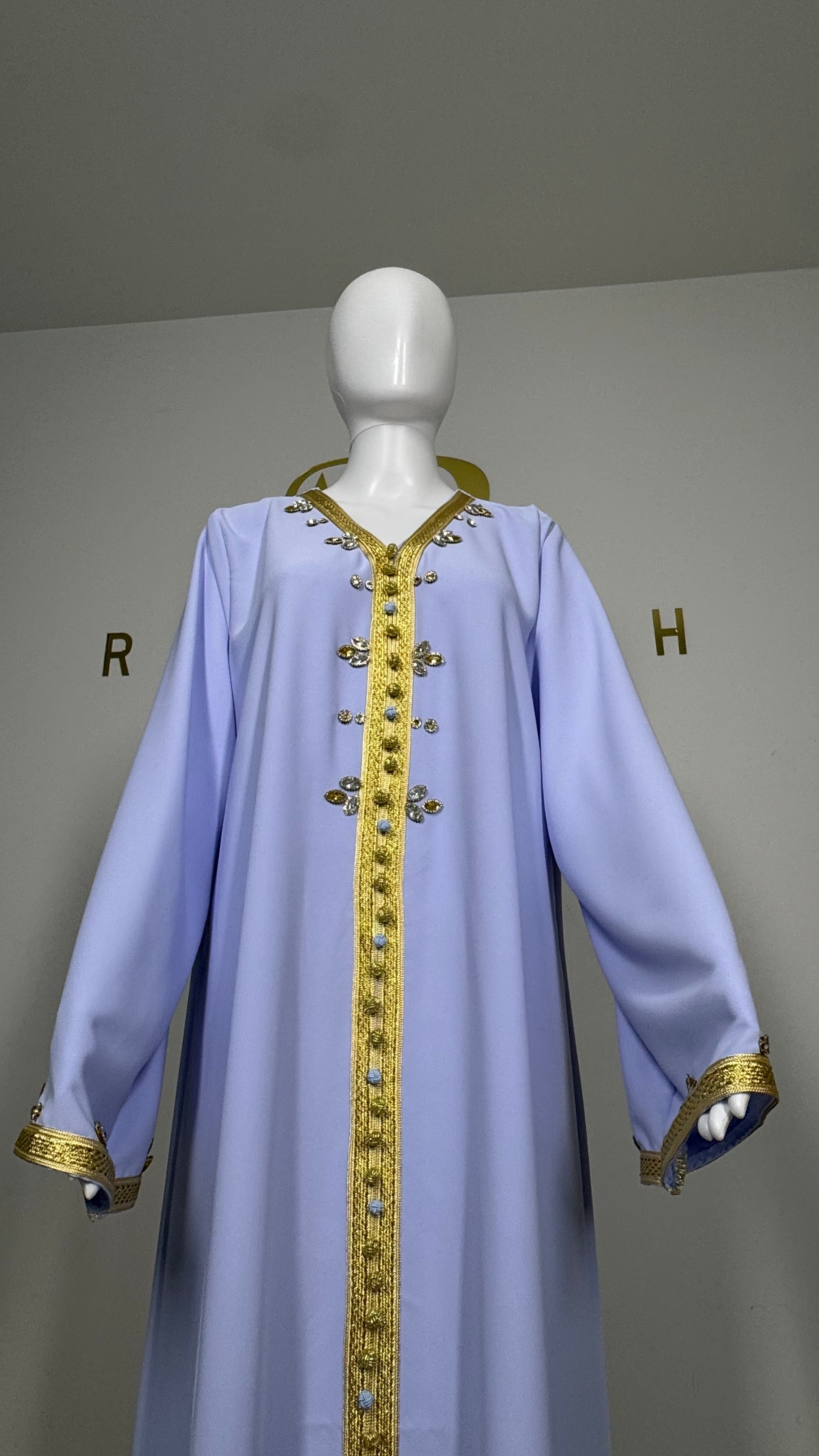Rhinestone Moroccan Kaftan