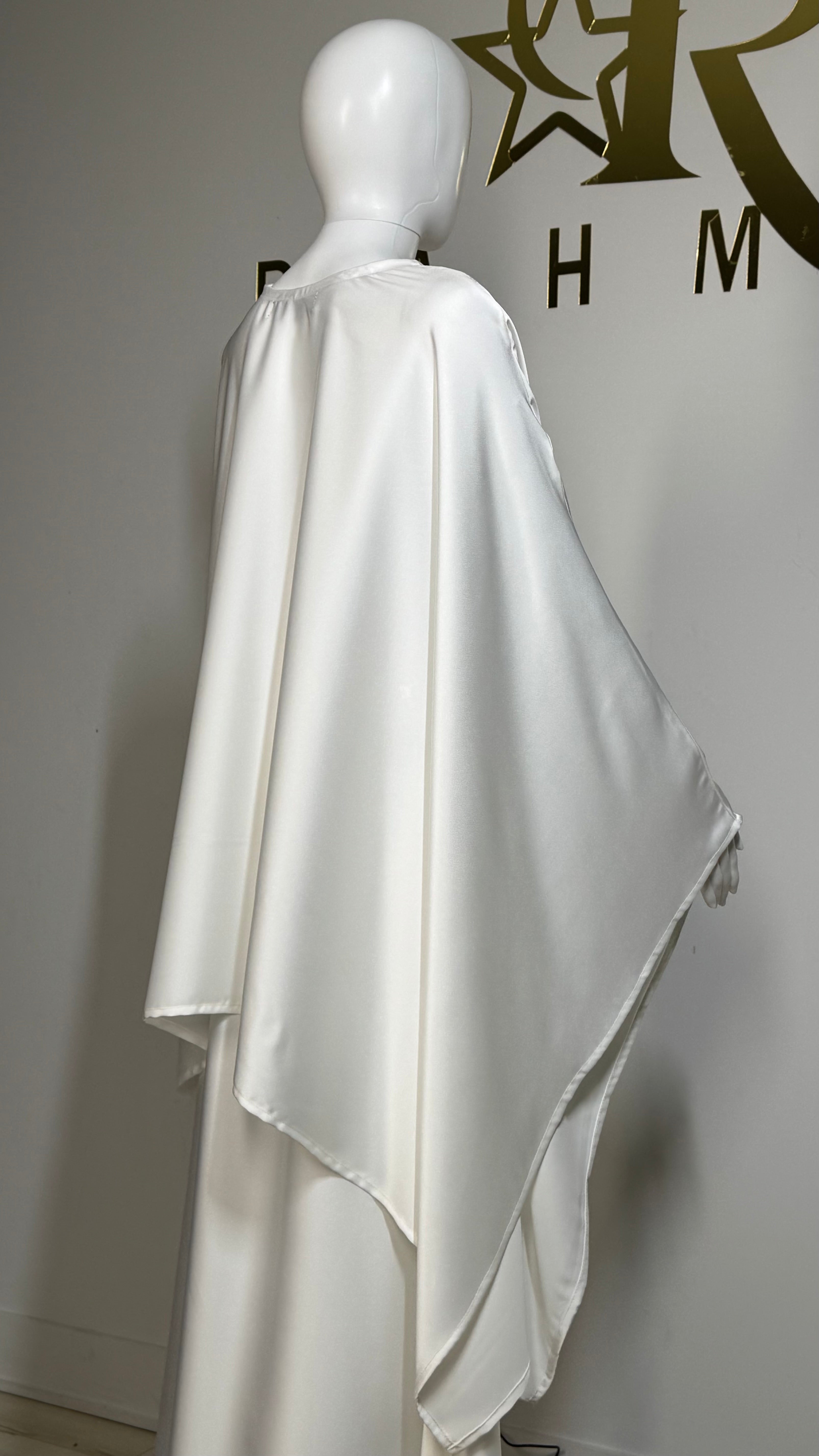 Cape Blouse & Flowy Skirt Set