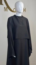 One-Sided Cape Dress