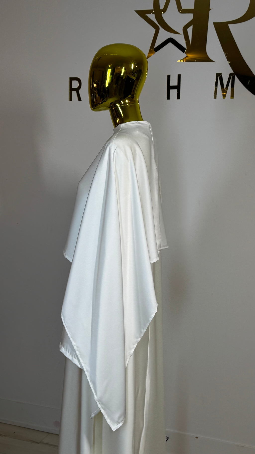 One-Sided Cape Dress