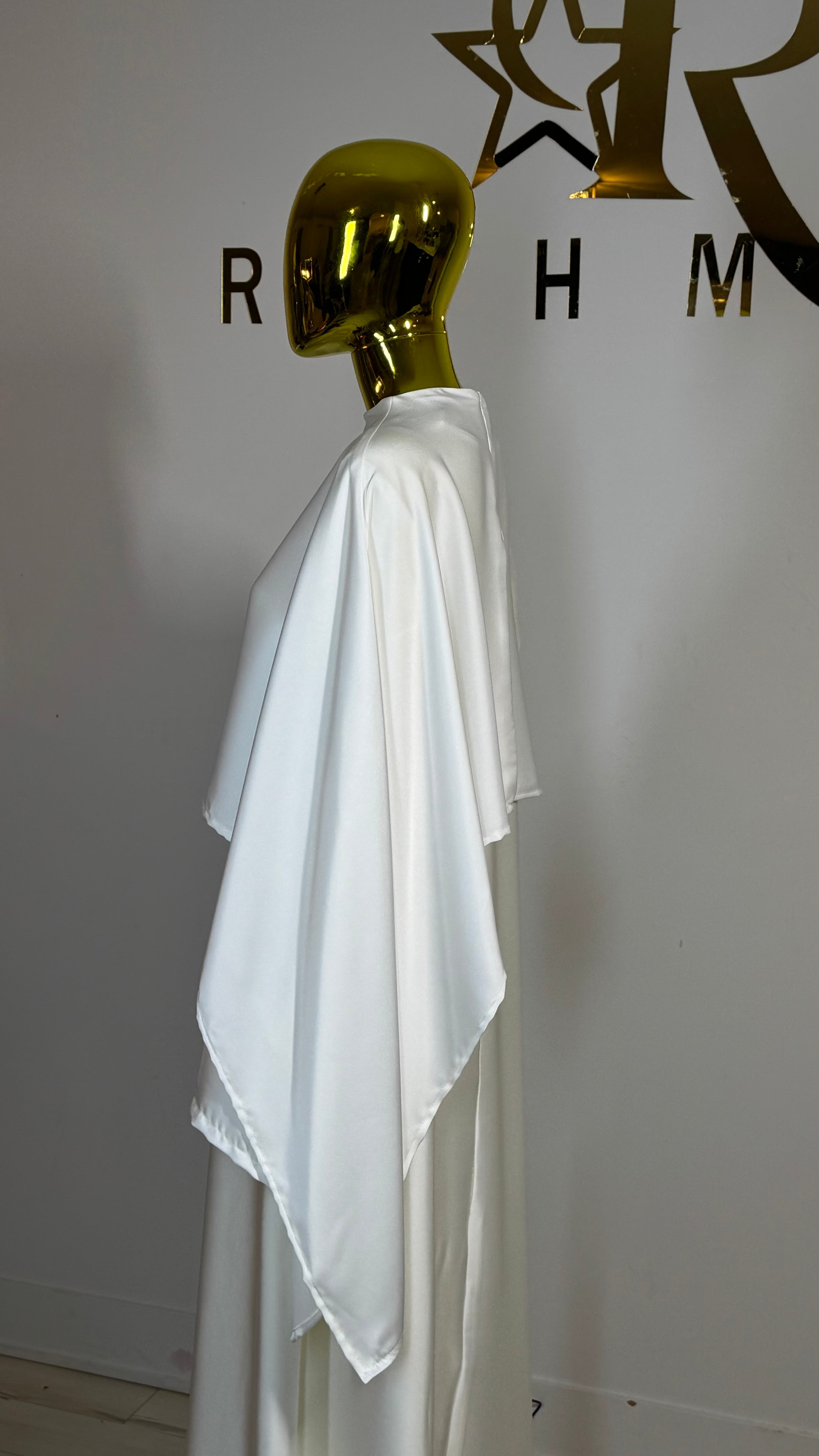 One-Sided Cape Dress