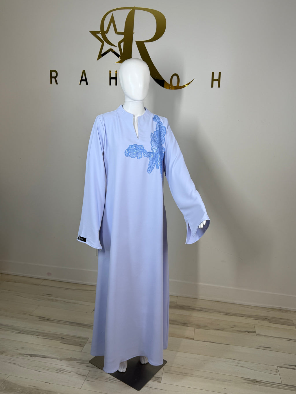 Lace Trim Abaya