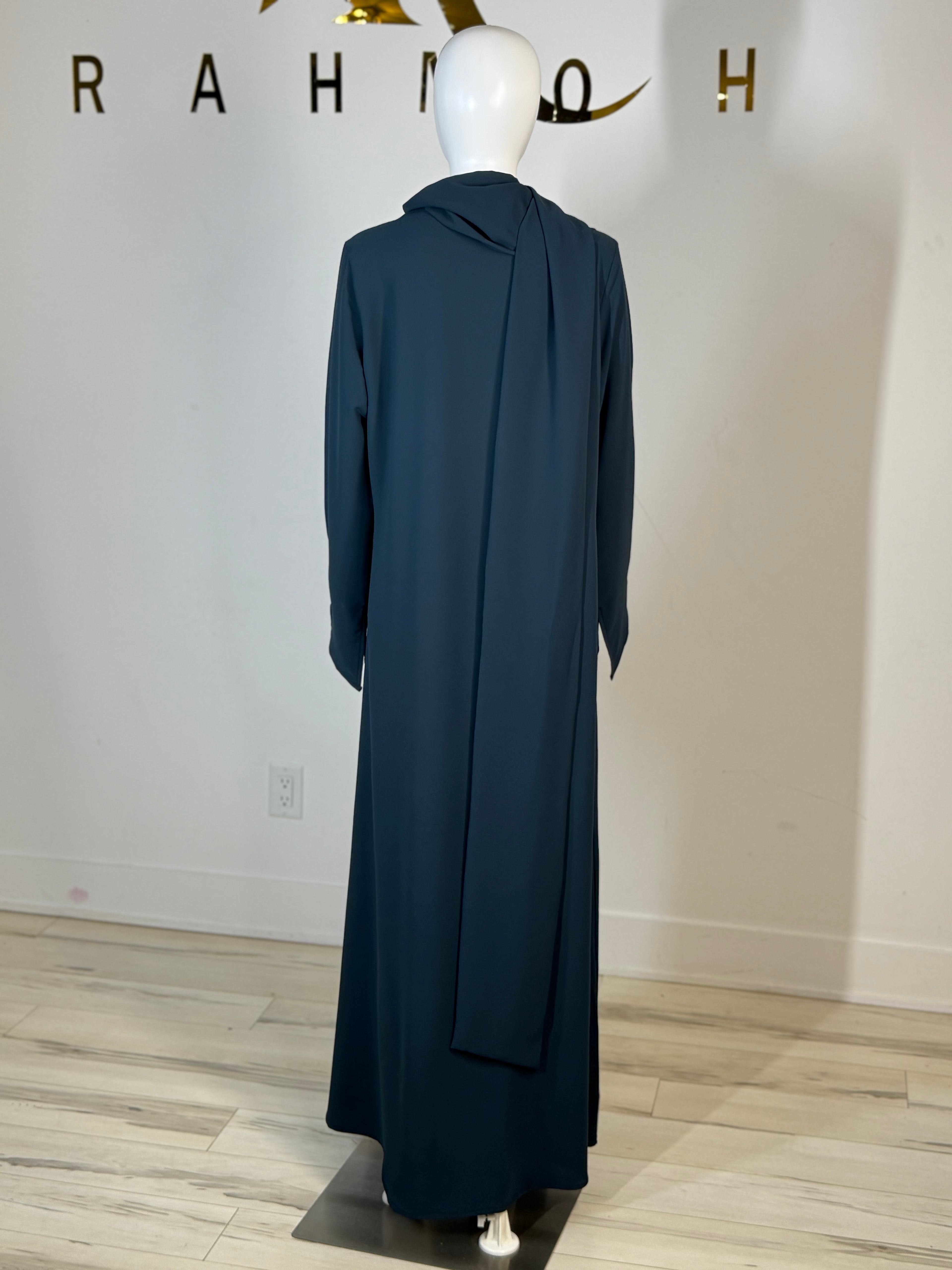 Lace Trim Abaya
