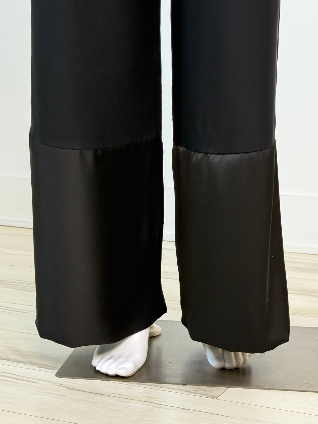Satin Trim Tunic & Pant Set