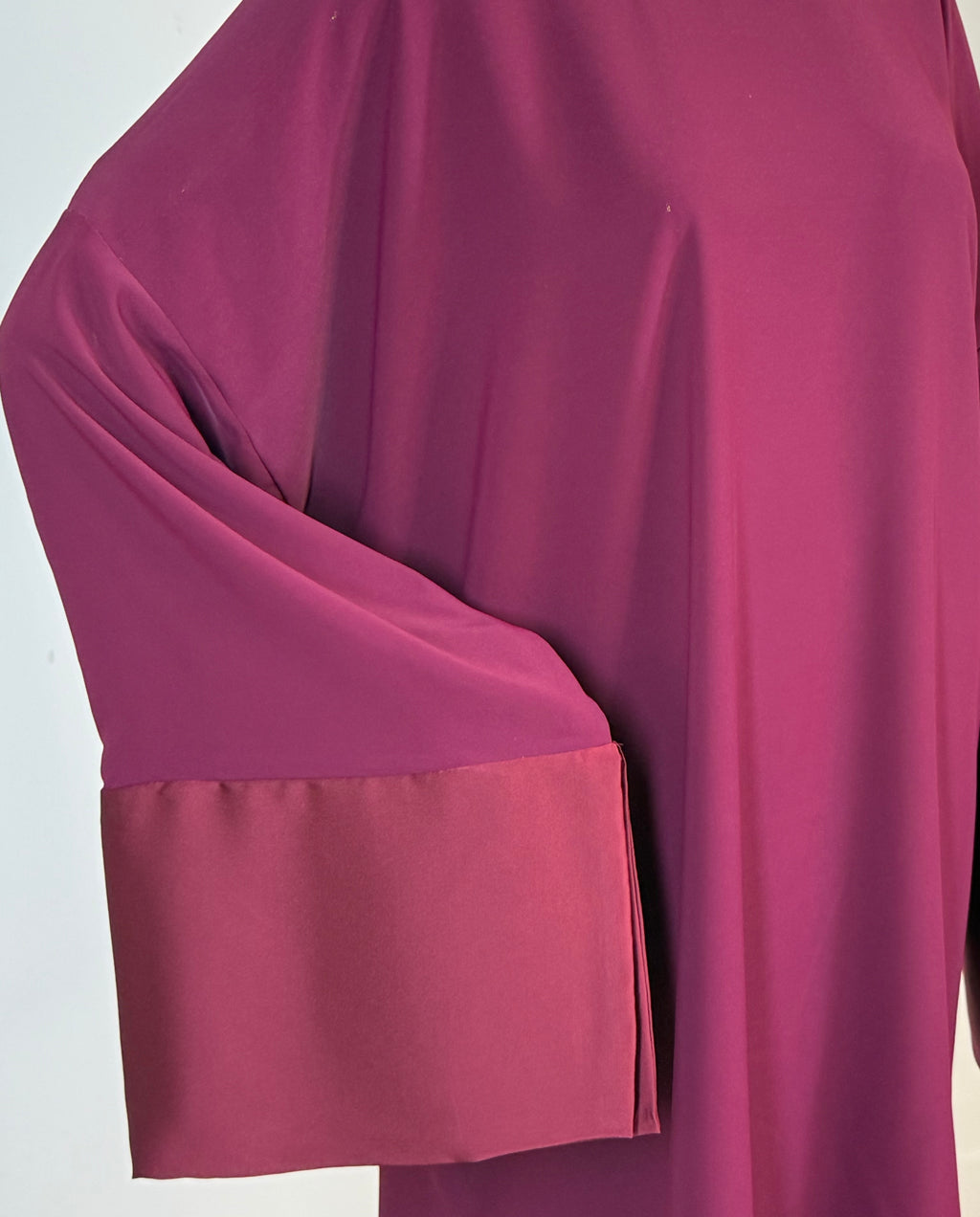 Satin Trim Tunic & Pant Set
