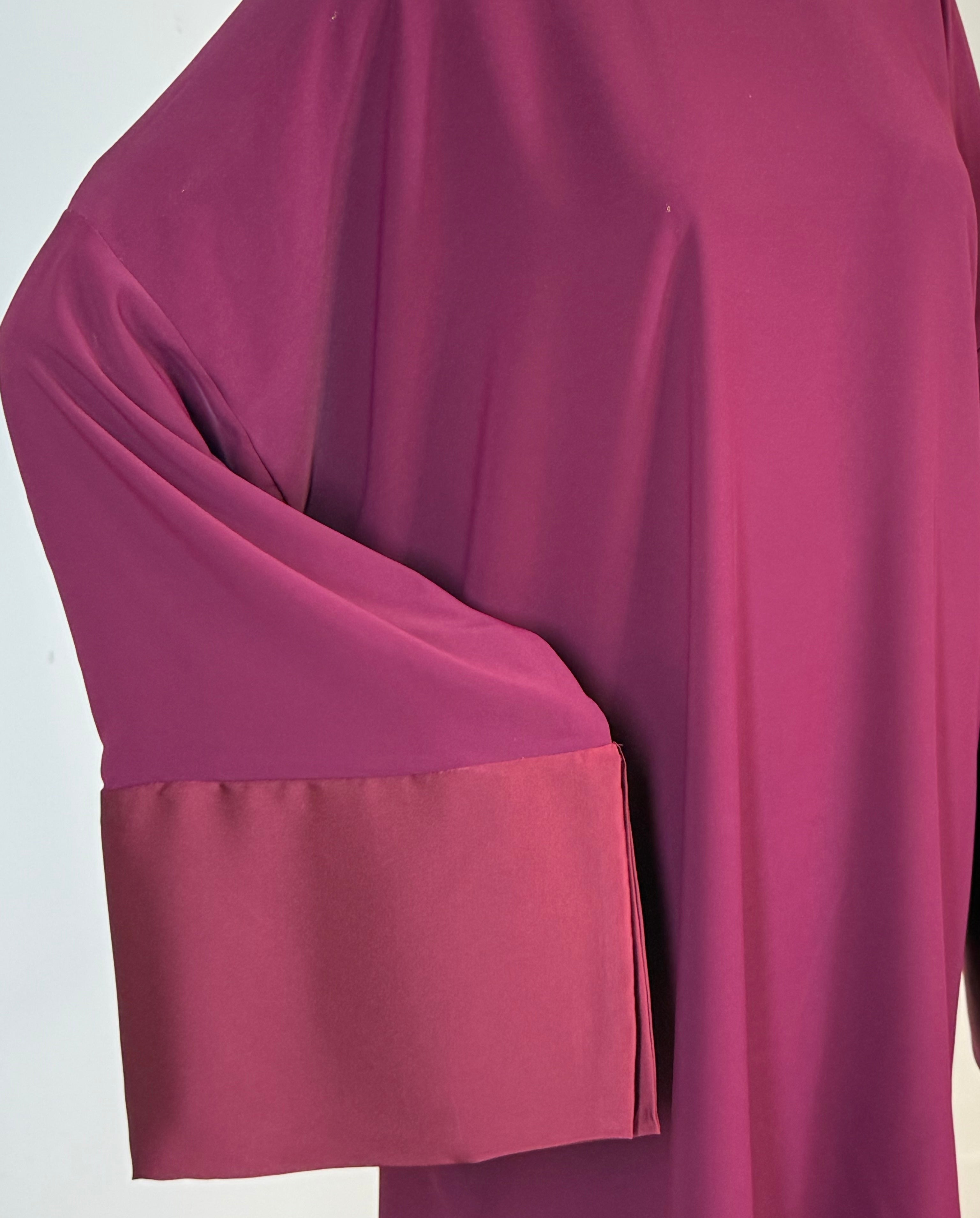 Satin Trim Tunic & Pant Set