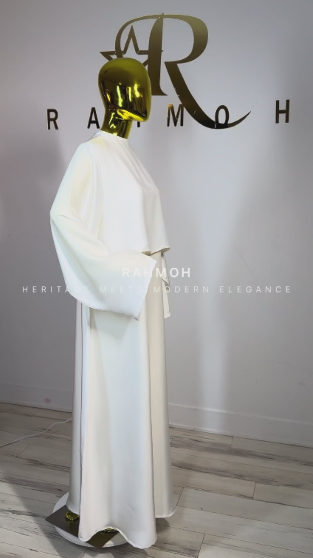 One-Sided Cape Dress