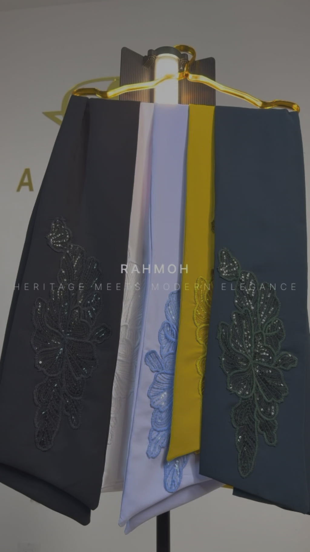 Lace Trim Abaya