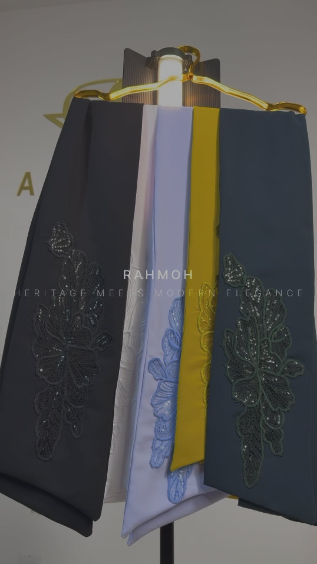 Lace Trim Abaya