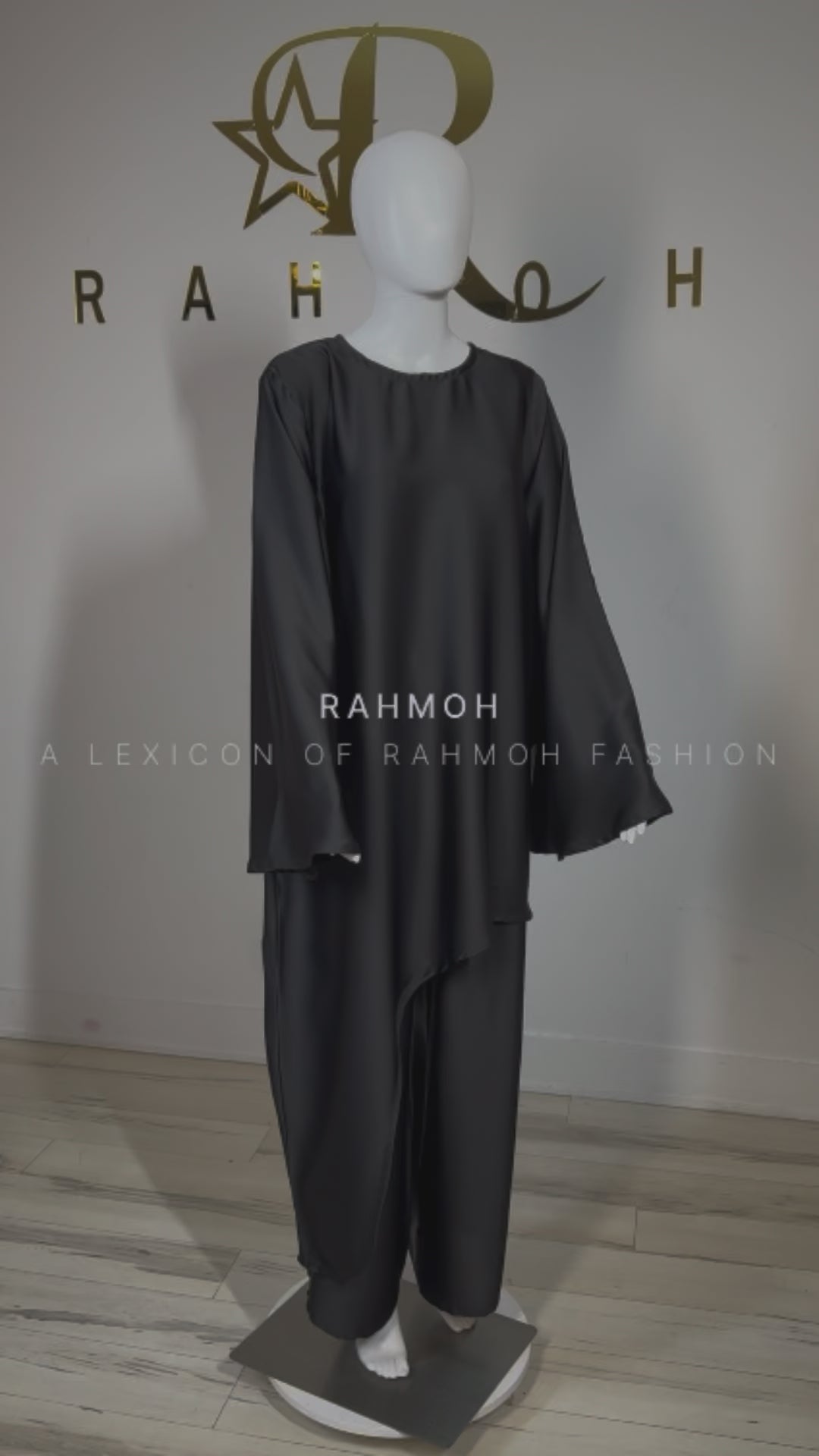 Asymmetric Satin Silk Co-ord Set