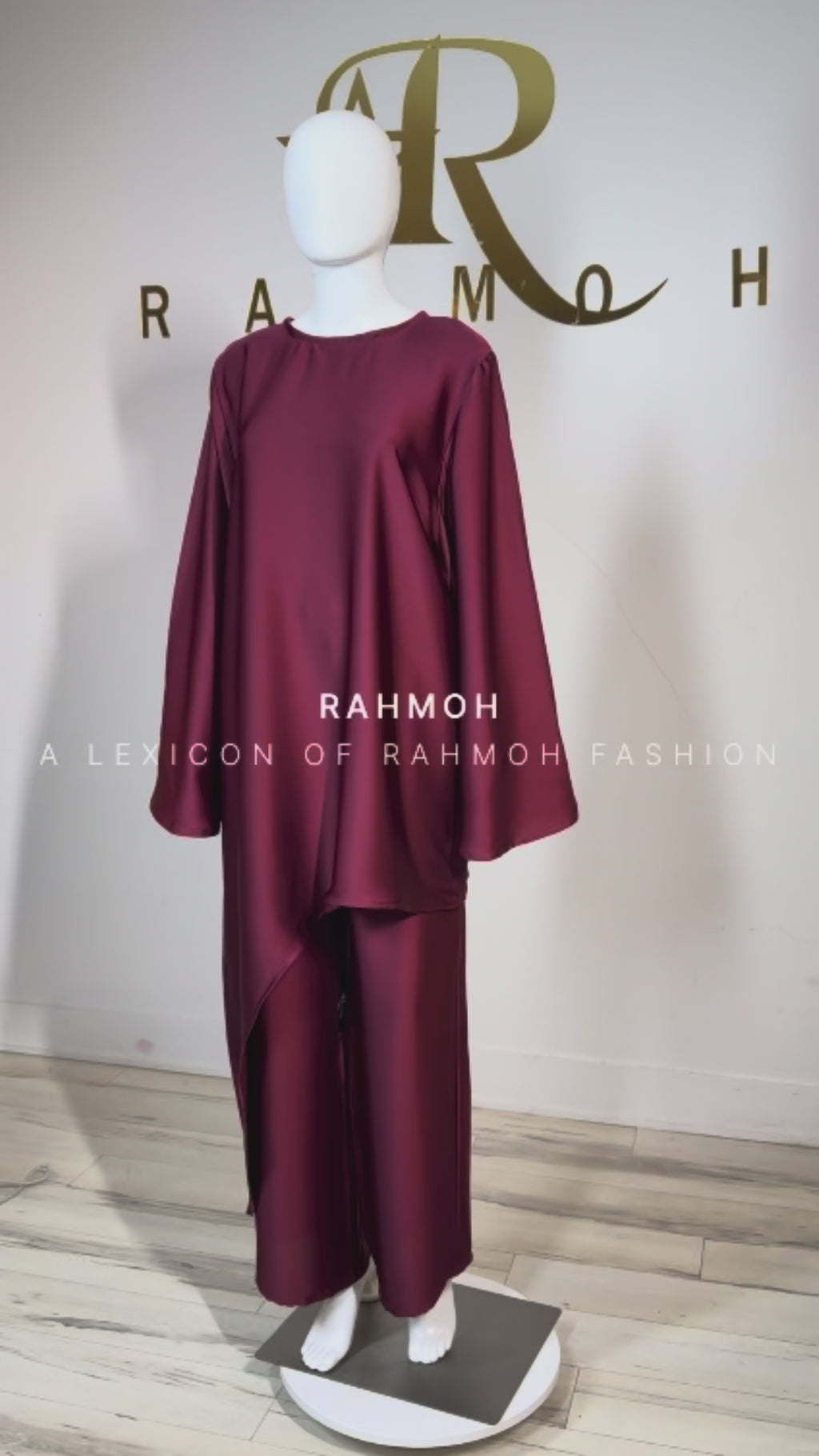 Asymmetric Satin Silk Co-ord Set